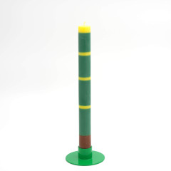 Kerzen-Fuß | rund | Grün 1