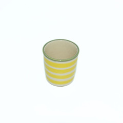 Eierbecher handbemalt | pastellrosa Muster 1