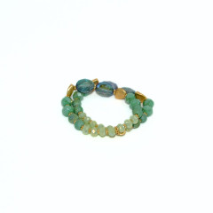 Armband hellgrün | 2-reihig 1
