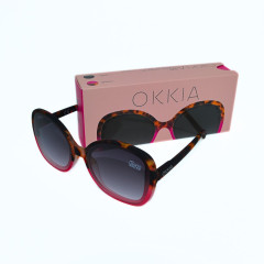 Sonnenbrille | OKKIA | Butterfly | pink | Havanna 1
