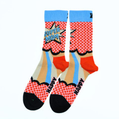Kuschelsocken | „Super Mom“ | one size 0