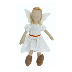 Stoffengel mit liebevollen Details 0