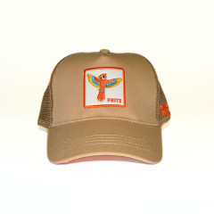 Frida Kappe Kinder | beige | Papagei 