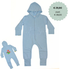 Jumpsuit Kinder | hellblau | 12-18 Monate 0